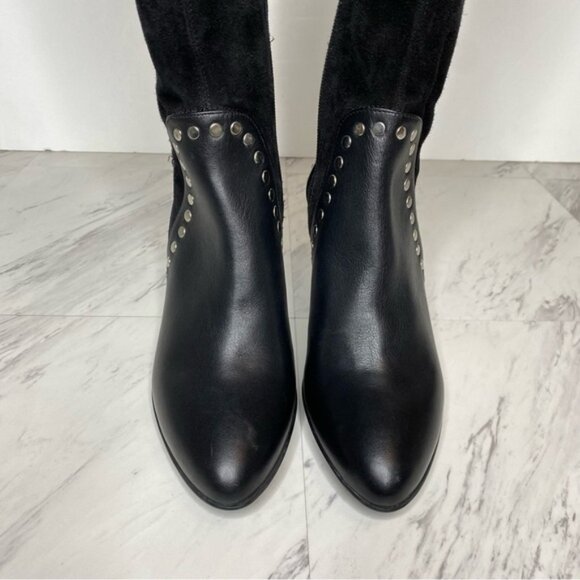 Aquatalia Rolla Black Suede Tall Boot 8 1/2 - Picture 12 of 16